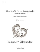 Hear Us, O Never-Failing Light SATB choral sheet music cover